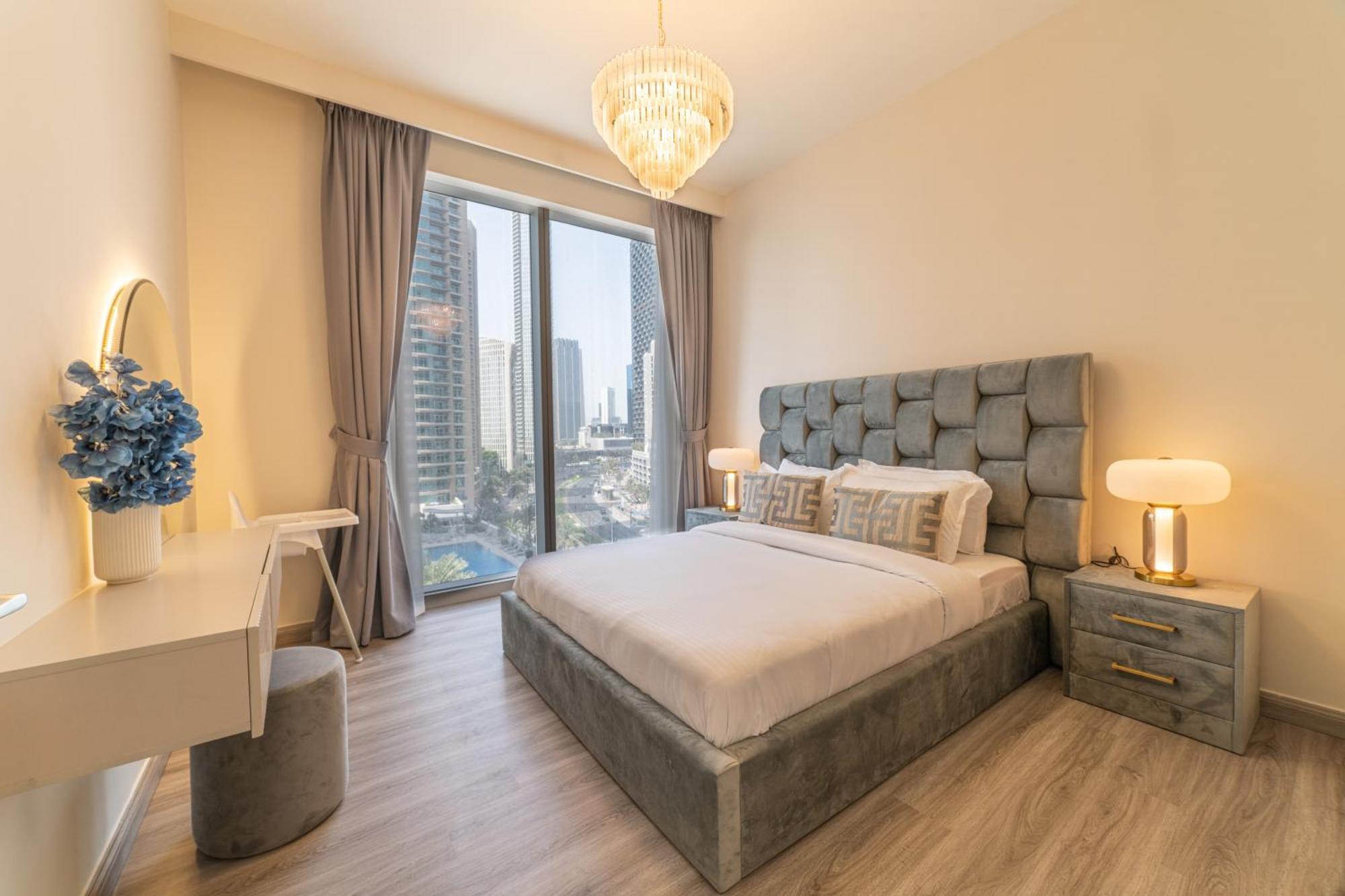 First Class 2Br With Full Dubai Boulevard View Екстериор снимка
