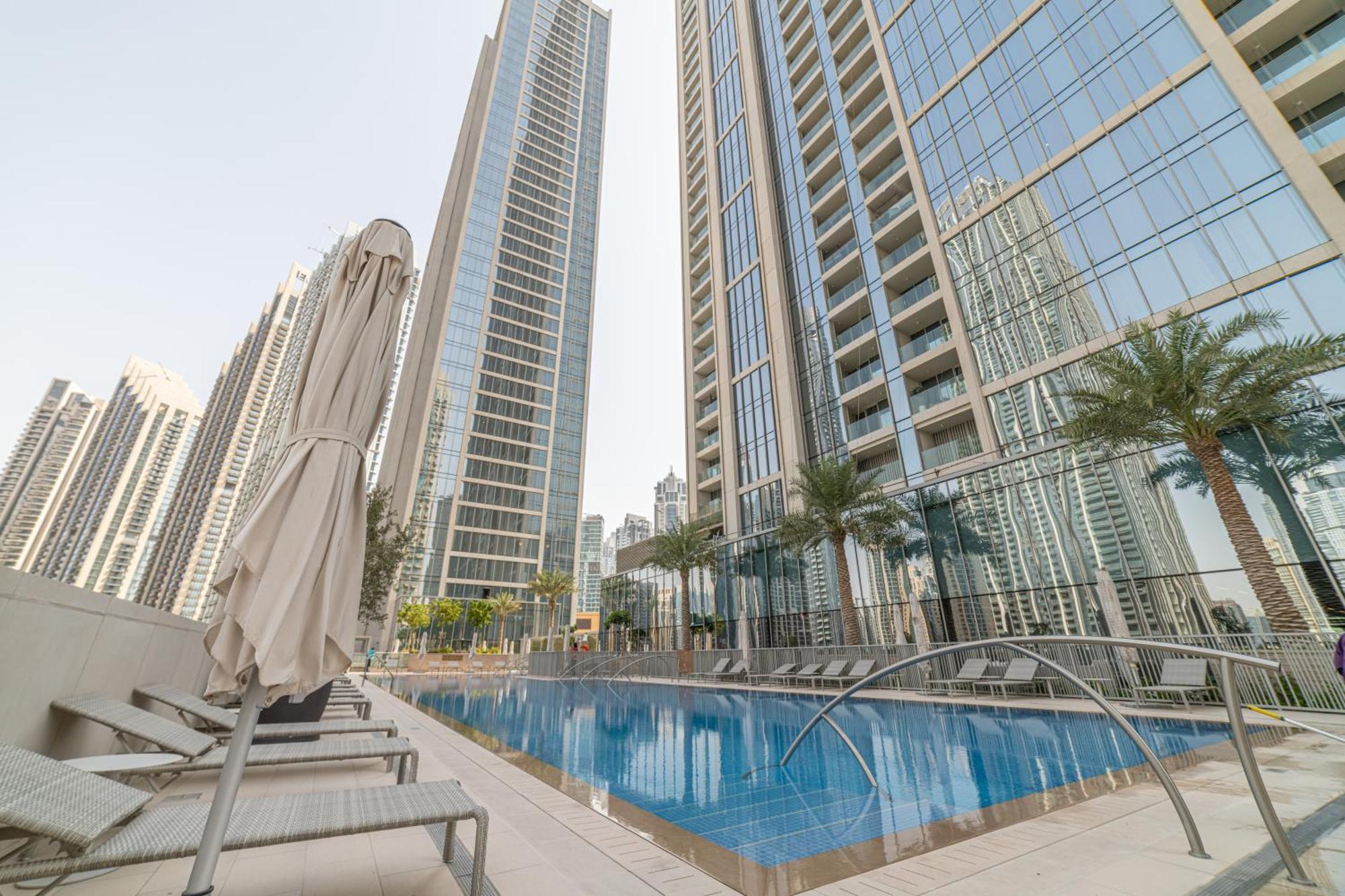 First Class 2Br With Full Dubai Boulevard View Екстериор снимка